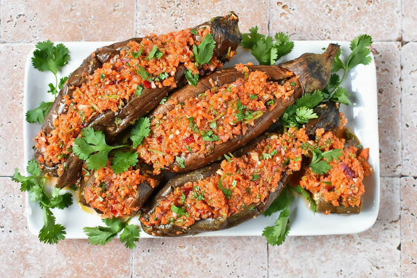 Баклажаны с начинкой Баклажаны с начинкой