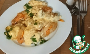 Курица в соусе "Диана" с грибами Курица в соусе "Диана" с грибами