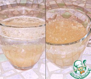 Мусс из яблок и черноплодки