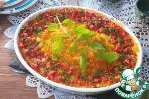Овощная запеканка с манной крупой Овощная запеканка с манной крупой