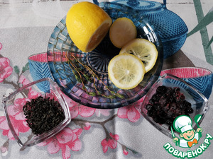 Чай с черникой и чабрецом Чай с черникой и чабрецом