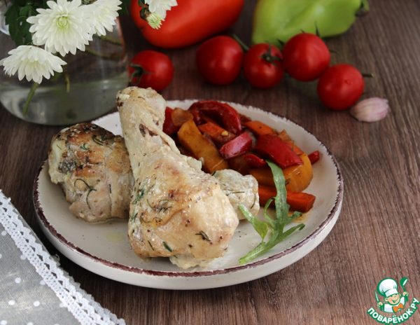 Куриные ножки в сметанном соусе Куриные ножки в сметанном соусе